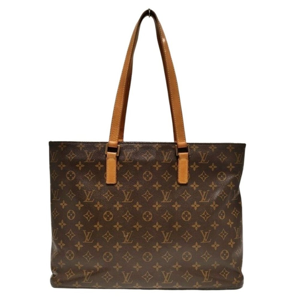 Auth Louis Vuitton Luco Tote Bag Brown #32578L28B